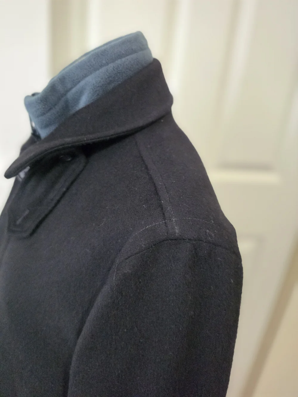 J. Crew Men's Black Westboune Topcoat-pre Owned